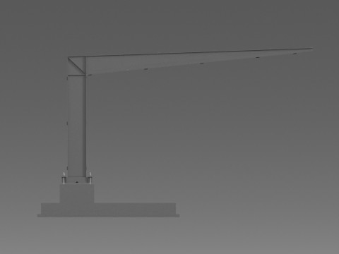 Metal Bus stop Model 3D
