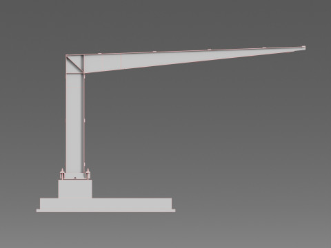 Metal Bus stop Model 3D