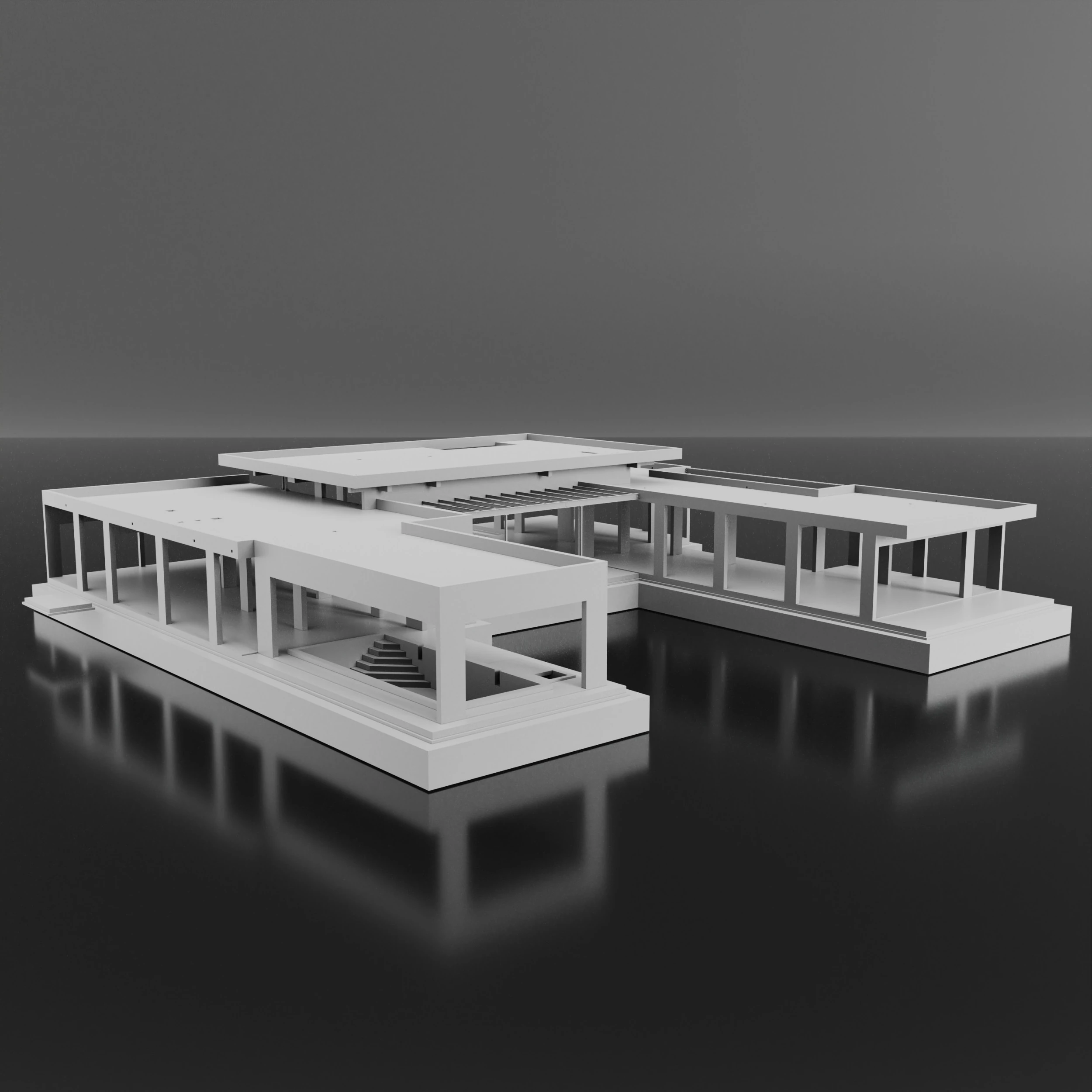 Cottage 3D Model .c4d .max .obj .3ds .fbx .stl .blend 