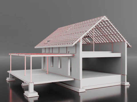 Cottage 3D Model