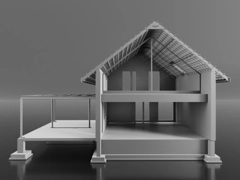 Cottage 3D Model