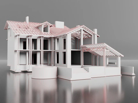 Cottage 3D Model