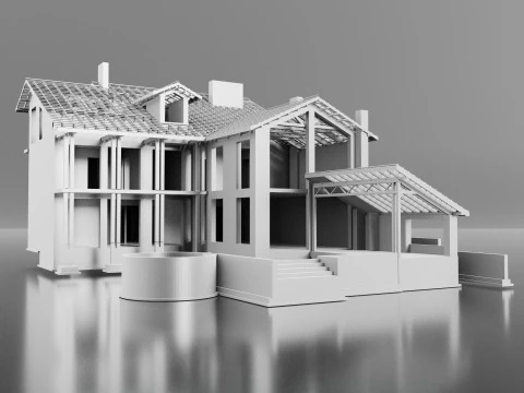 Cottage 3D Model