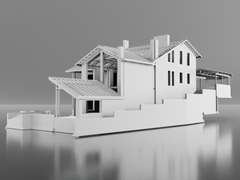 Cottage 3D Model