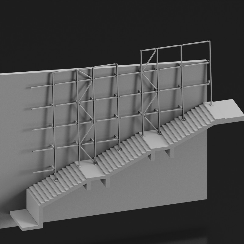 Facade 3D Model .c4d .max .obj .3ds .fbx .stl .blend 