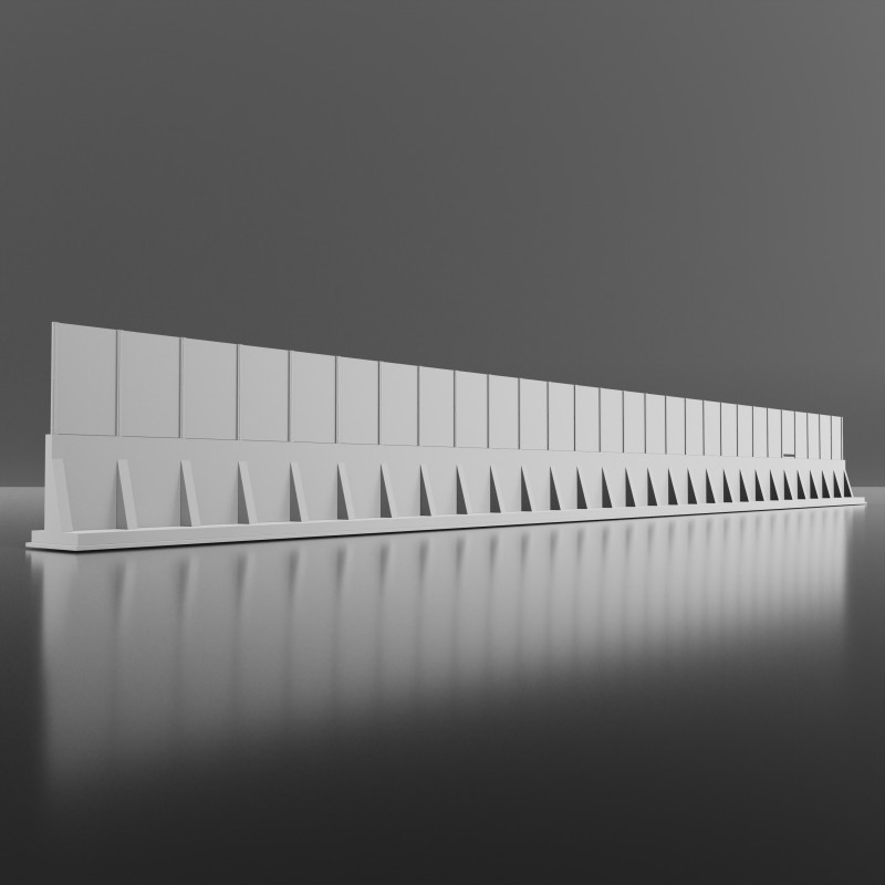 Fence 3D Модель .c4d .max .obj .3ds .fbx .stl .blend 