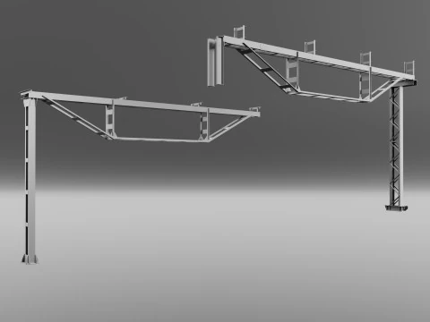 Metal structures 3D Model