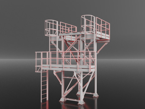 Metal structures 3D Модель