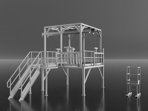 Metal structures 3D Модель