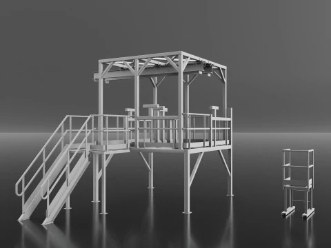 Metal structures 3D Model