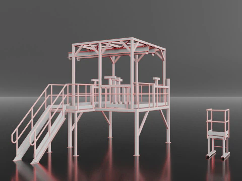 Metal structures 3D Model