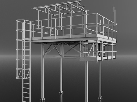 Metal structures 3D Модель