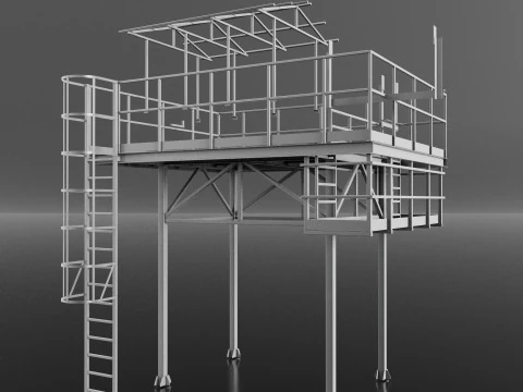 Metal structures 3D Model