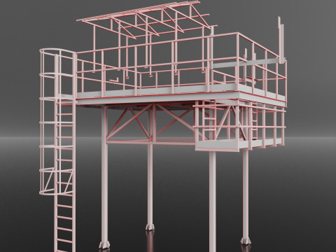 Metal structures 3D Модель