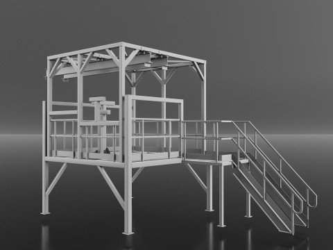 Metal structures 3D Модель