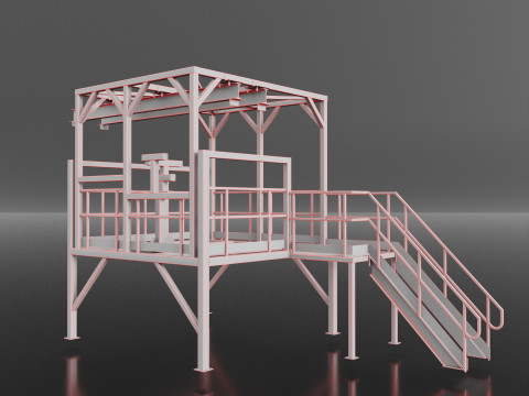 Metal structures 3D Модель