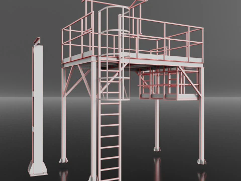 Metal structures 3D Model