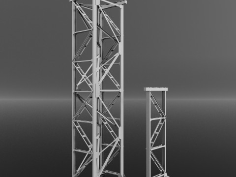 Metal structures 3D Модель