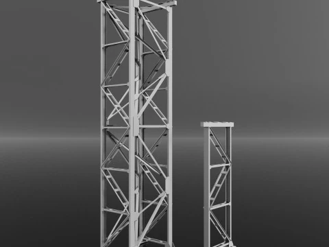 Metal structures 3D Model