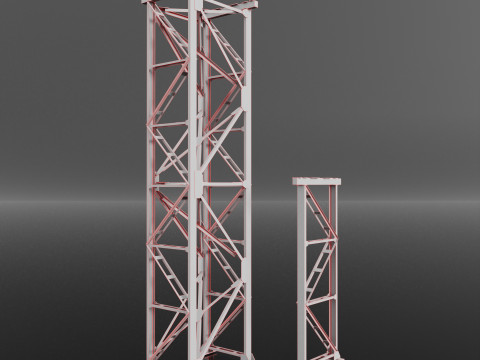 Metal structures 3D Модель
