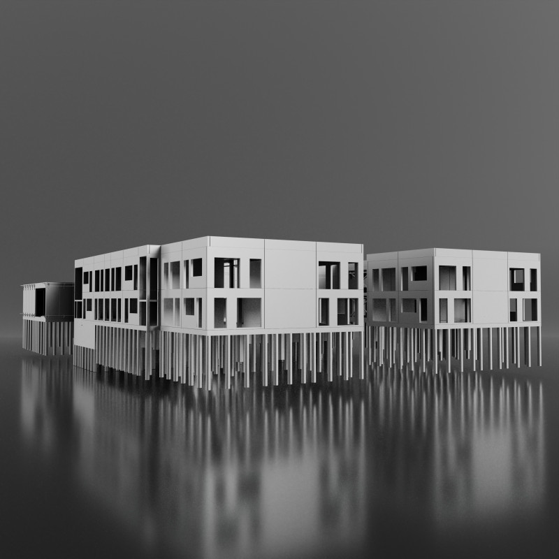 Kinder garden 3D Model .c4d .max .obj .3ds .fbx .stl .blend 