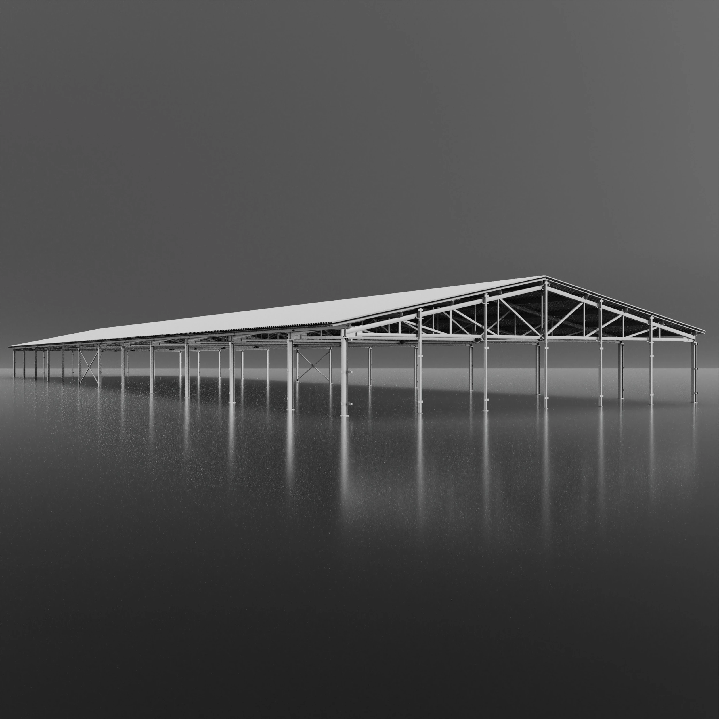 Cowshed 3D Model .c4d .max .obj .3ds .fbx .stl .blend 