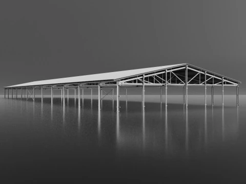 Корівник 3D Модель