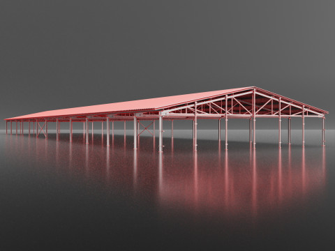 Cowshed 3D Model