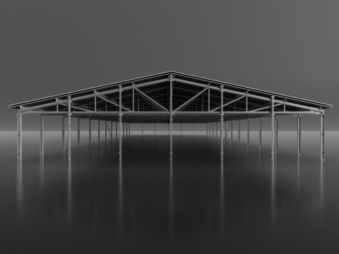 Cowshed 3D Model