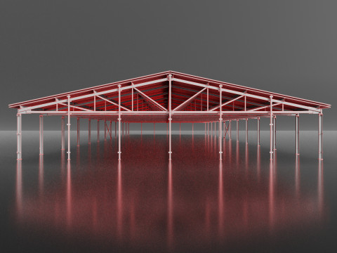 Cowshed 3D Model