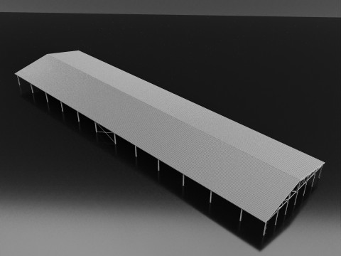 Cowshed 3D Model