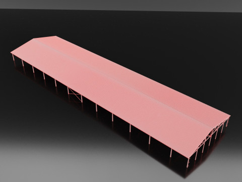 Cowshed 3D Model