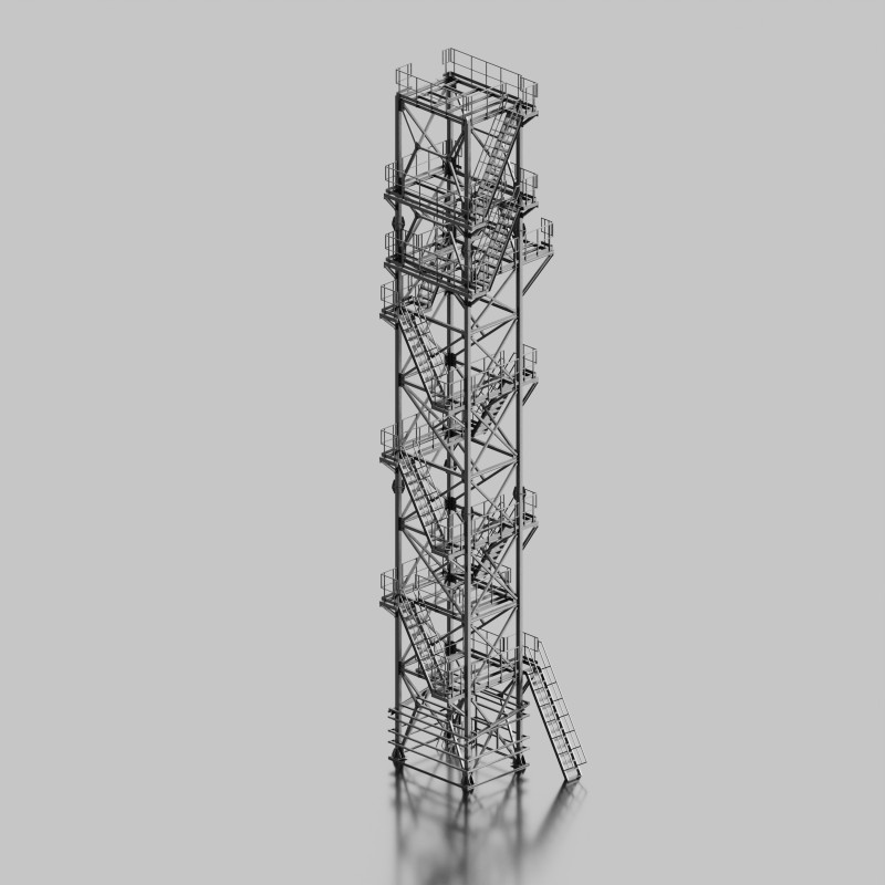 Elevator 3D Model .c4d .max .obj .3ds .fbx .stl .blend 