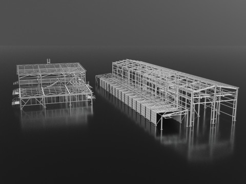 Industrial Metal 3D 모델