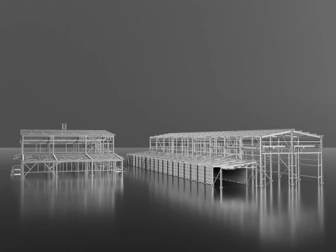Industrial Metal 3D Model