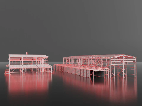 Industrial Metal 3D Model