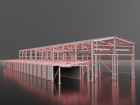 Industrial Metal Model 3D