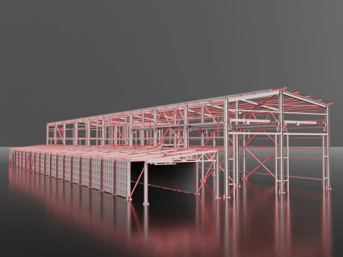 Industrial Metal 3D Model
