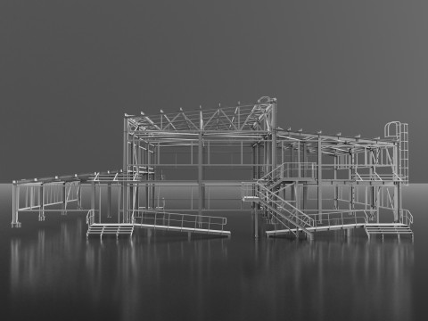 Industrial Metal Model 3D