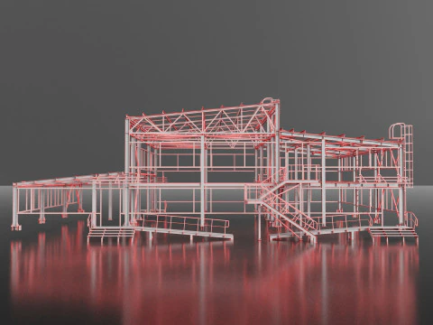 Industrial Metal 3D Model