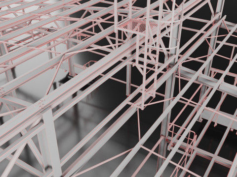 Industrial Metal Model 3D