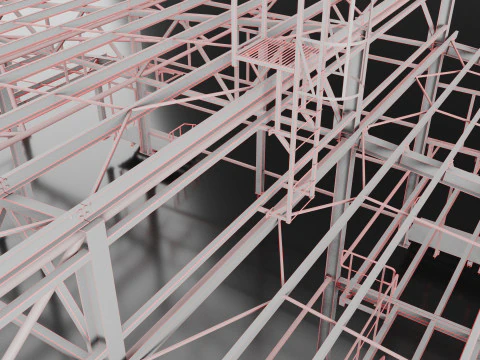 Industrial Metal 3D Model