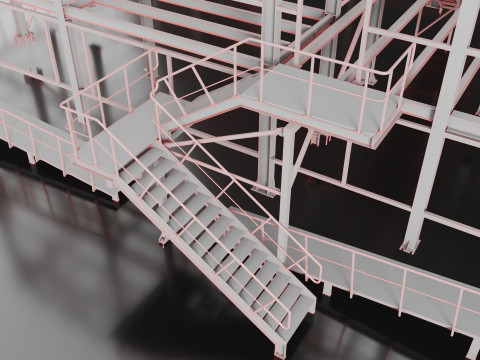 Industrial Metal Model 3D
