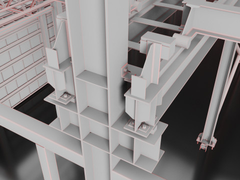 Industrial Metal Model 3D
