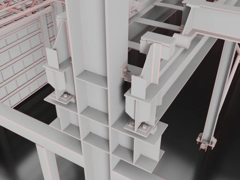 Industrial Metal 3D Model