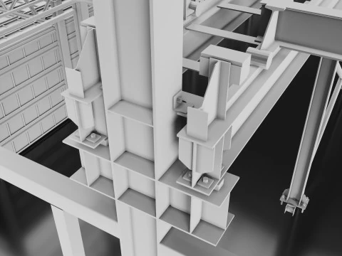 Industrial Metal 3D Model