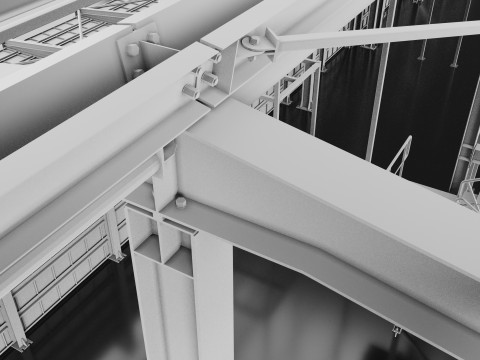 Industrial Metal Model 3D