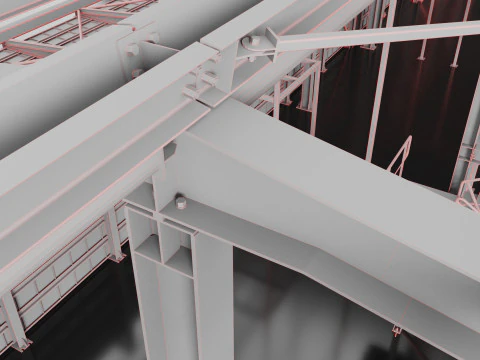Industrial Metal 3D Model
