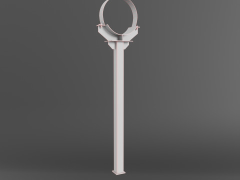 Support for gas pipe 3D Model