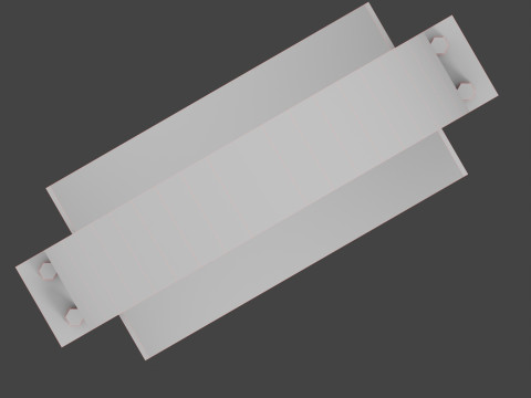 Support for gas pipe 3D Model